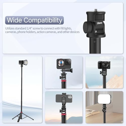 Ulanzi MT-79 81" Portable Auto‑Open Tripod Photography Video Light Stand