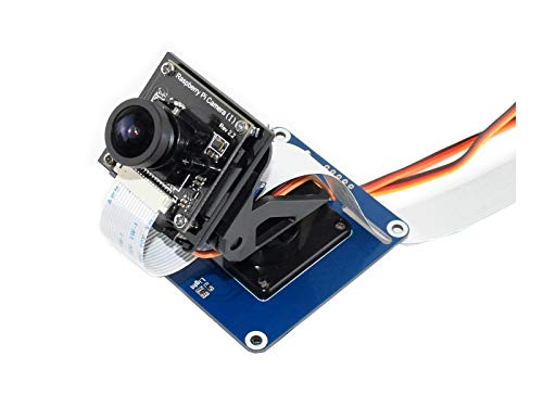 Waveshare 2-DOF Pan-Tilt HAT, Compatible with Raspberry Pi Series Motherboards/Jetson Nano