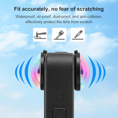 PULUZ Lens Guard for Gopro MAX2, Optical HD Lens Protector Cover for Go Pro MAX 2, Scratch-Resistant Camera Lens Accessorie