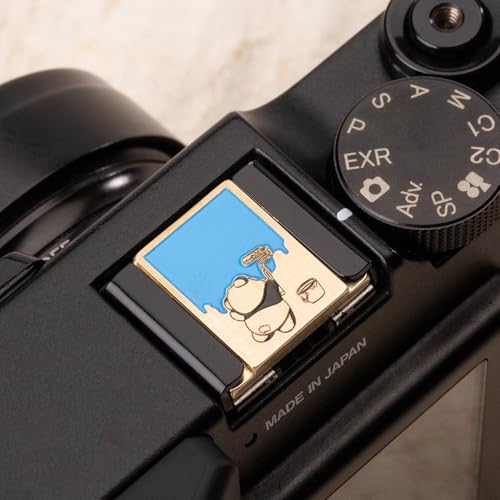 Camera Metal hot Shoe Protective Cover Suitable for Fuji X100VI X100V X-T4 X-T3 X-E4 X-T50 X-T30 for Nikon z30/z50/d810/d610 (Copper Alloy-Hot Shoe Cover) Copper Alloy-Hot Shoe Cover