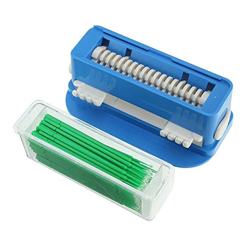 [Australia - AusPower] - Dental Disposable Micro Applicator Tip Brush Dispenser with 100 Applicators 