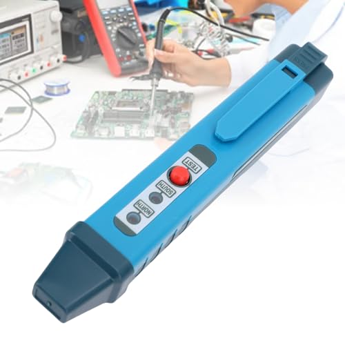 Zunate magnetic polarity tester pen with LED indicator for test probes and leads