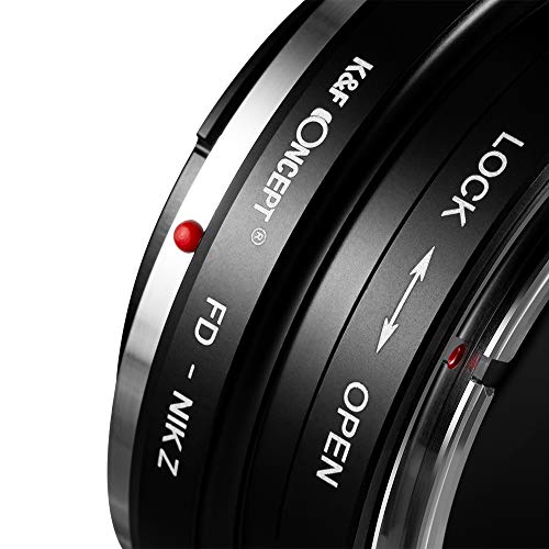 K&F Concept Lens Mount Adapter for FD FL Lens to Nikon Z6 Z7 Camera