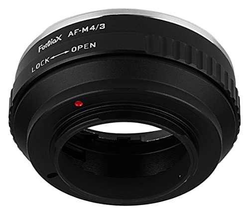 Fotodiox Lens Mount Adapter w/Built-in Aperture Control Dial - Compatible with Sony A-Mount (Minolta AF) Lenses to fit Micro Four Thirds (MFT) Mount Mirrorless Cameras
