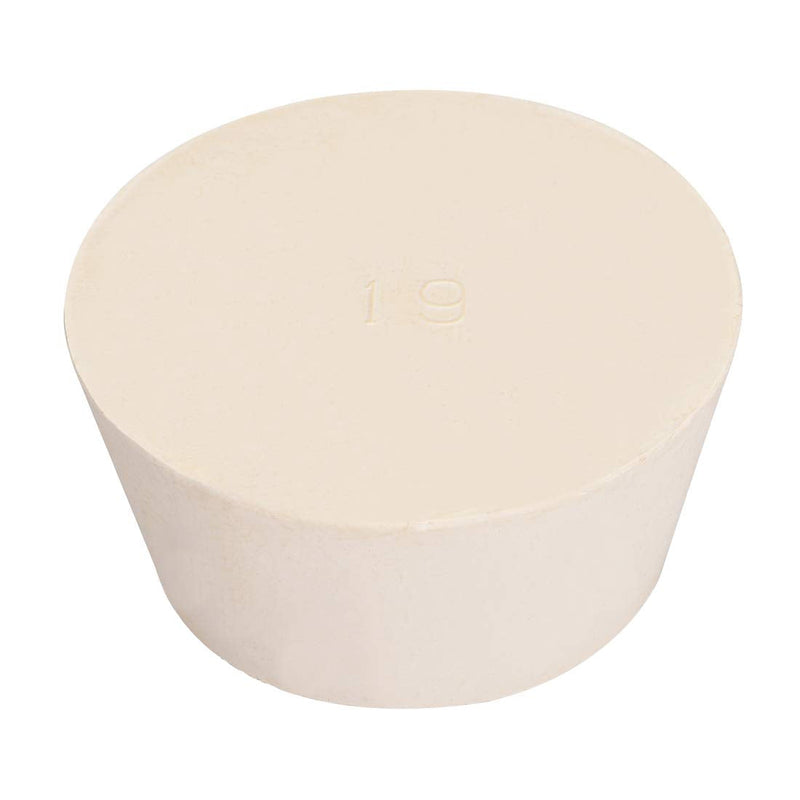 uxcell White Tapered Shaped Solid Rubber Stopper for Lab Tube Stopper Size 89-106mm 1pcs 88x111x53mm