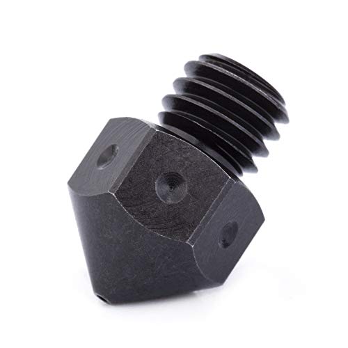 4pcs High Temperature A2 Hardened Tool Steel MK8 Nozzles for 1.75mm Makerbot, Creality CR-10 All Metal Hotend, Ender 3/ Ender3 pro, CraftBot, Prusa i3 3D Printer (4pcs 0.4mm)