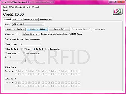[Australia - AusPower] - ACS ACR122u-a9 Reader Writer Rewritable UID Changeable Card Zero 0 Block Sector Copier Duplicate 7 Byte UID Changeable Card,S50 Card, MF Ultralight Cards with Card Tools 