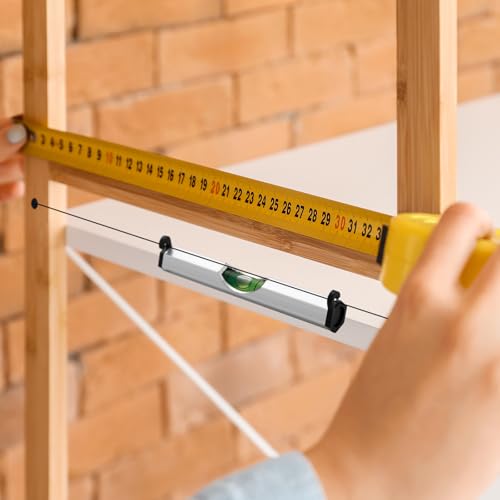 Kingdder 3-inch aluminum string line level, 12-piece set for leveling construction lines