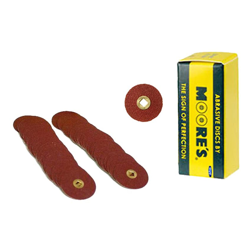 [Australia - AusPower] - E C Moore's Adalox Coarse 7/8" Sanding Disc Snap On Metal Center Pack of 50 