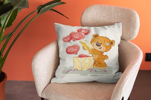CROWNLY® (Double-Sided) Get Well Soon Gifts for Women and Men Pillow Cover Inspirational 18x18 Throw Pillows Kids Feel Better
