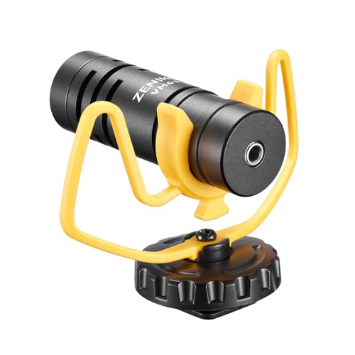 ZENIKO VM01 Lightweight Shotgun Mic for DSLR & Mobile Phone Vlog Recording