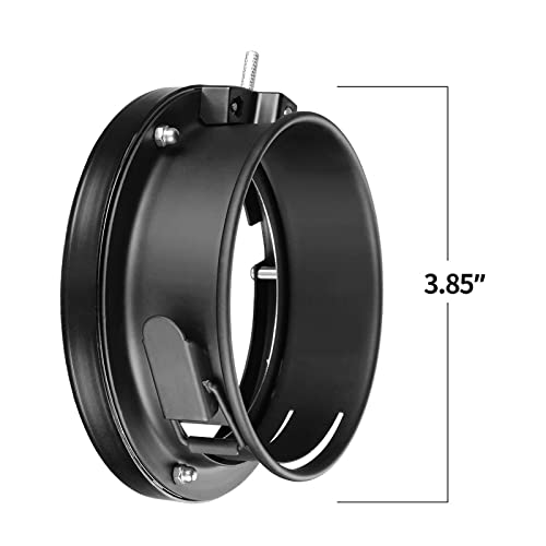 Godox 98mm Mount to Bowens Mounts Speedring Adapter for Godox K150A K180A 250SDI 300SDI E300W E250W Mini 120W/160W/200W 250DI 300DI,Neewer 250W 300W Studio Flash