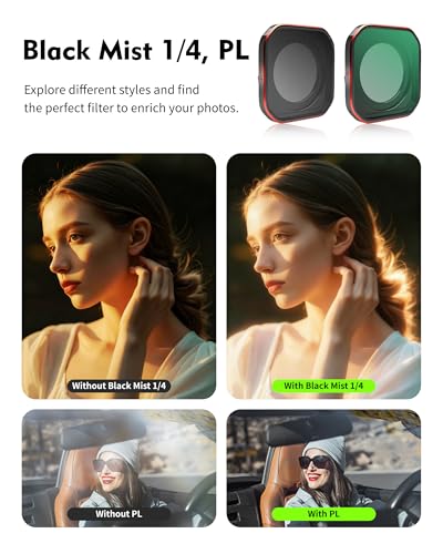 4-Pack Filter Kit for Insta360 Ace Pro2 PL+ND8/16/32