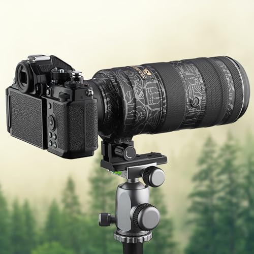 Haoge LF-N72 Lens Collar Replacement Foot Tripod Mount Ring for Nikon AF-S Nikkor 70-200mm f2.8G ED VR I II, 70mm-200mm f2.8E FL ED VR and 500mm f5.6E PF ED VR Lens Built-in Arca Quick Release Plate