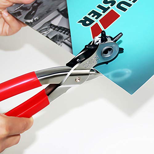 NEU MASTER heavy duty leather hole puncher set for belts, watch bands, straps, collars, saddles, shoes, and crafts