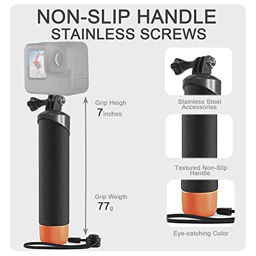 FitStill Waterproof Protective Accessory Kit for Go Pro Hero 4K (2024) Hero 4K (2024)