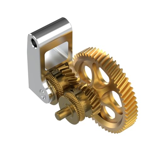 3D Printer Extruder Gear for Bambu X1C P1P P1S Golden RNC Nano-Coated Hardened Steel Gears