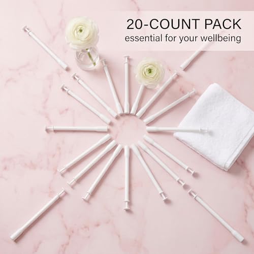 Pack of 20 Hygienic Applicators, Vaginal Compatible, Compatible with Vagisan Lactic Acid Suppositories, Menoelle