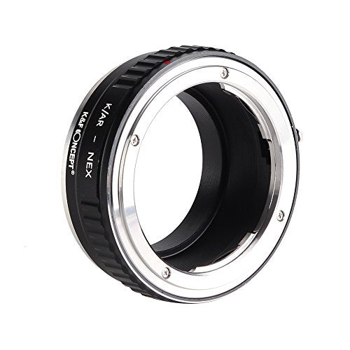 K&F Concept Lens Mount Adapter Compatible with Konica AR Lens to NEX E-Mount Camera Body, Compatible for Sony NEX-3 NEX-3C NEX-5 NEX-5C NEX-5N NEX-5R NEX-6 NEX-7 NEX-VG10 etc KONICA-NEX