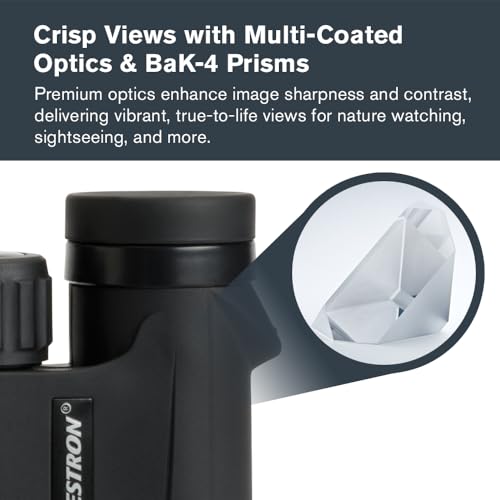 Celestron Outland X 10x25 Compact Binoculars for Hiking & Travel 10x25 Outland X