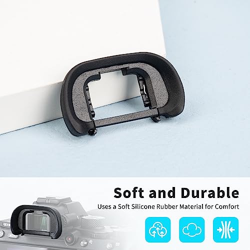 JJC Eyecup Eyepiece Viewfinder for Sony A7 III II A7R IV III A7S II A99 A9 2 Packs Original Replacement