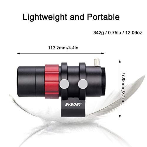 SVBONY SV165 Guide Scope, 30mm Focal Ratio F4 Mini Finder and Guide Scope