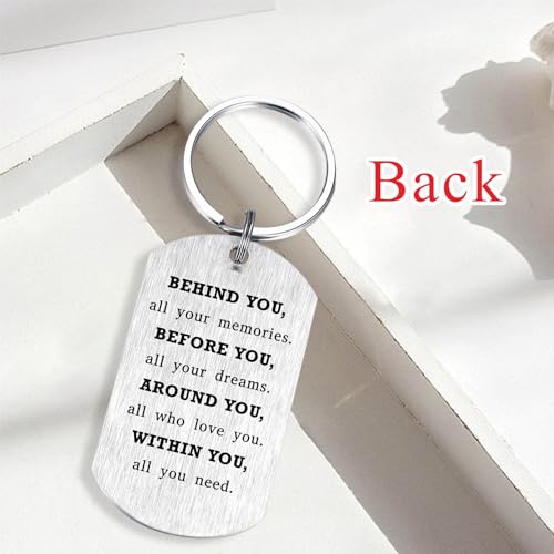 Alotozo St. Joseph Gifts - Saint Joseph Keychain for Mens, Patron Saint of Workers Fathers Families Gifts, Father's Day Keyring for Dad Husband