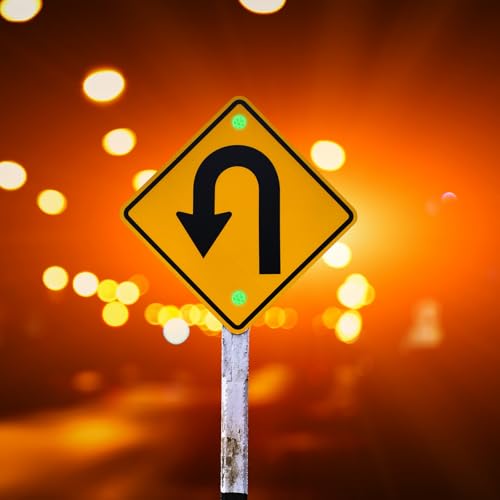 PATIKIL yellow reflective tack trail marking tacks, glow tacks, pack of 200