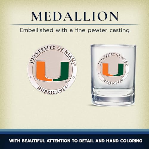 Heritage Pewter Miami Double Old Fashion | Double Rocks Glass 14 OZ for Liquor | Expertly Crafted Pewter Glass