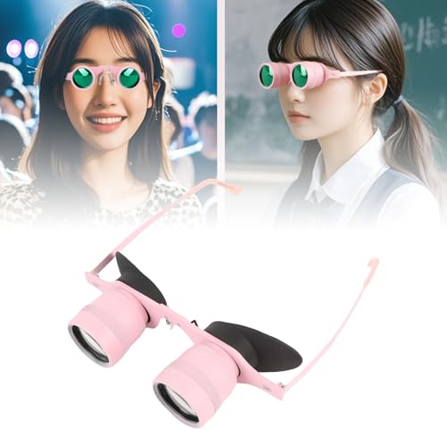 Binocular Glasses, Professional for Fishing, 10X Magnification Polarized Glasses, Portable for Bird Watching, Sports, Concerts, Theater, Opera, TV