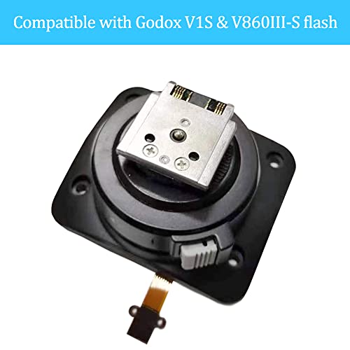 Godox V1S V860III-S Hot Shoe Replacement Mount Foot, Speedlite Flash Repair Parts for Godox V1-S & V860III S Flash (Sony Version) Hotshoe Replacement (Upgrade Metal Version) for V1S & V860III-S