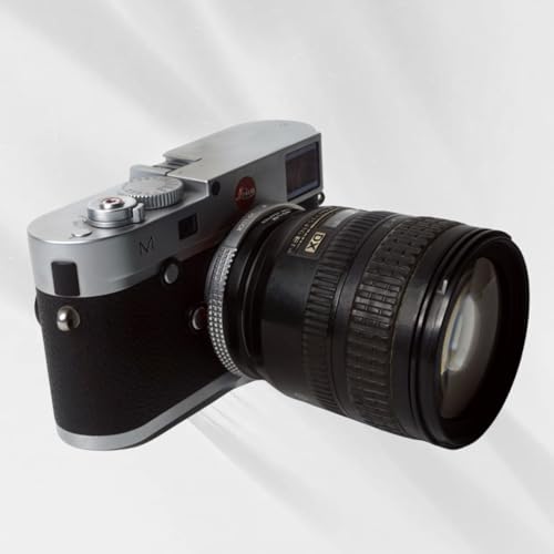 PHOLSY Lens Adapter Compatible with Nikon F (G-Type) Lens to Leica M Camera Nikon G / F to Leica M
