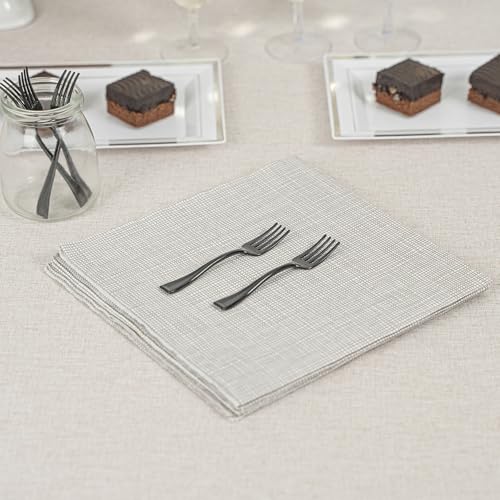 Restaurantware Black Plastic Mini Fork, 4 In, 500 Pack 500 Count