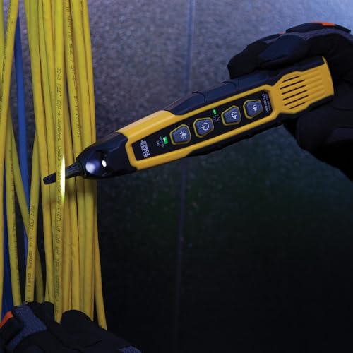 Klein Tools VDV500-123 | Wire Tracer with LED Work Light | For Ethernet, Telephone (RJ11/RJ12), Network (RJ45), Coaxial, Speaker and Data Cable probe Bag