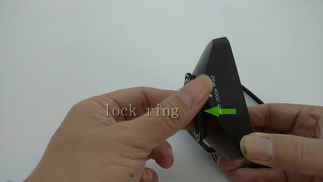 43mm 16:9 Screw Mount Rectangular Wide Angle Lens Hood