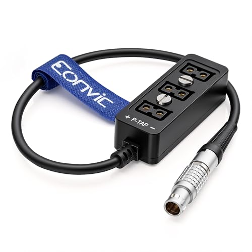 6 Pin Power Splitter Cable 14.8V Output for DJI Ronin 2 to 3 Port D-Tap P-Tap HUB Adapter Cable for Monitor Camera 30CM