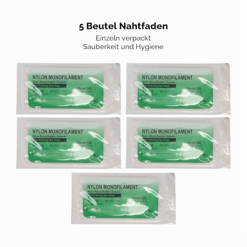 Fyearfly Oral Suture Training Set, Dental Suture Exercise Set, Dental Suture Practice Kit, Silicone Model Pliers, Tweezers, Thread Oral Suture Training Kit for Suture Training in Dentistry