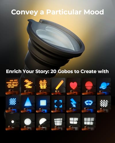 SmallRig RF 10C 10W Zoomable LED Photography Flashlight, Portable Spotlight 10W (RF10C)