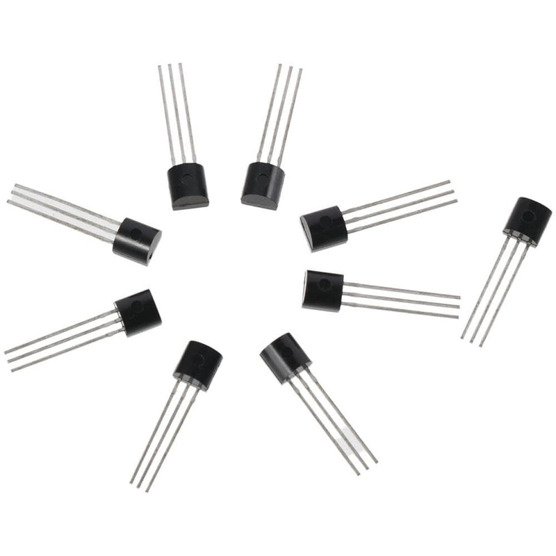 [Australia - AusPower] - DS18B20 10pcs Black Durable 18B20 TO-92 3 Pins Wire Integrated Circuit Temperature IC Sensor Industrial 