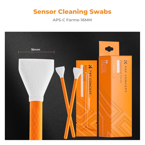 K&F CONCEPT APS-C-Frame Sensors Cleaning Swabs,for CCD and CMOS