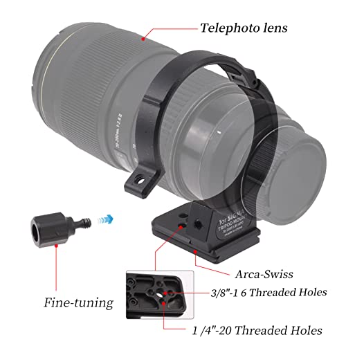 71mm Tripod Collar Mount Ring 1/4" for Sigma APO 70-200mm F2.8 II EX DG Macro HSM Lens