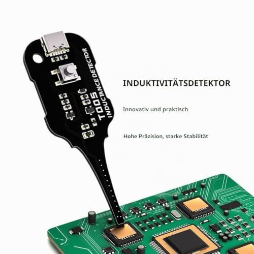 Inductance Tester XA5 for Coil Testing on Motherboards and Electronic Devices, Electromagnetic Induction Based Tool for Efficient Diagnostics (Black) black