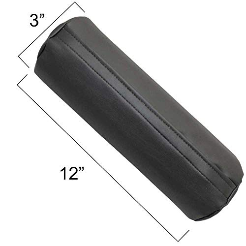 Rehabilitation Advantage Body Positioning Black Cylinder Bolster 3" X 12" 3'' x 12''