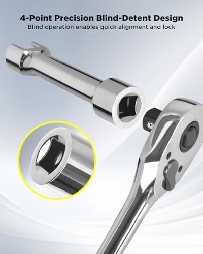 GZBEVITAR 1/2-inch drive 3/4-inch (19mm) strut channel impact socket, black finish