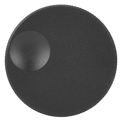 [Australia - AusPower] - Volume Control Black Matte Aluminium Knob for 6 mm Potentiometer 32 x 13 x 8 mm 