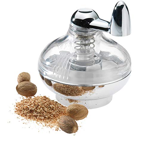 Westmark Nutmeg Grinder, With Storage Area, Plastic/Stainless Steel, Silver/Transparent, 69572260 Mill