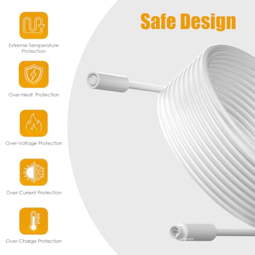 2 Pack Power Cable for Google Nest Cam Outdoor(Wired, 2nd Gen) 2