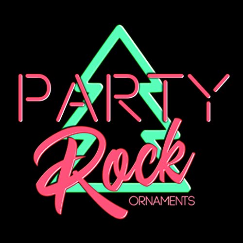Party Rock | Paw Print Glass Ornament | Animal Collection