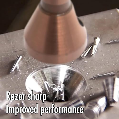4Pcs Cobalt Steel Single End Countersink Drill Bit with Cobalt Coating Finish for Hard Metal, Stainless Steel, Wood, 90 Degree M35 HSS, 2-5, 5-10, 10-15, 15-20MM 90 Degree 2-5MM, 5-10MM, 10-15MM, 15-20MM (4 PCS)