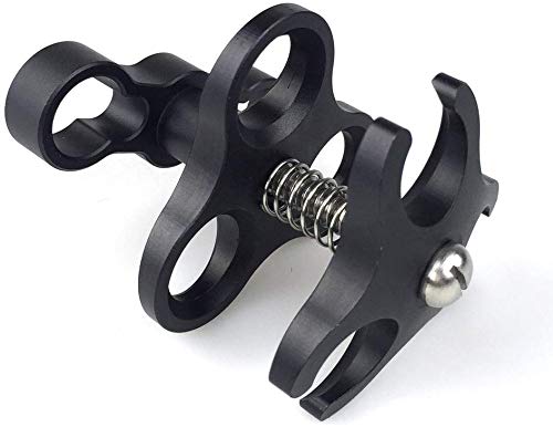 Seafrogs Diving Essential Accessory Ball Arm Clamp Three Cut Out Hole Lighting Arm System Fixed Mount Waterproof Case Tray Attachment CP-3
